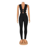 EVE Fashion Sexy Hollow Sleeveless Jumpsuits GOSD-OS6535