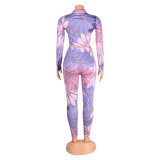 EVE Fashion Print Long Sleeve Two Piece Pants Set GOSD-OS6107