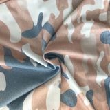 EVE Plus Size Camouflage Print Short Sleeve Shorts 2 Piece Set GWDS-210415