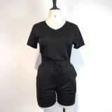 EVE Casual T-shirt And Shorts Two Piece Set GWDS-210523