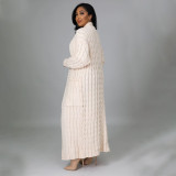 EVE Casual Knitted Full Sleeve Long Sweater Cardigan GOSD-6813