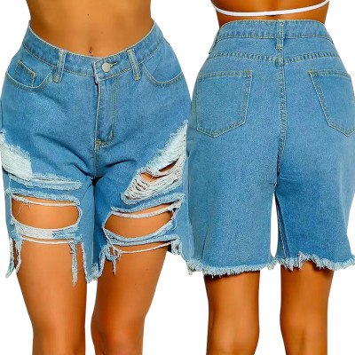 EVE Fashion Ripped Denim Shorts HSF-2615