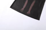 EVE Sexy Printed Long Sleeve Slim Maxi Dress XEF-K22D16658
