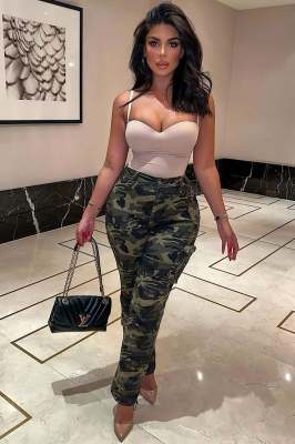 EVE Casual Camo Cargo Pants MEM-88462