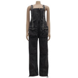 EVE Fashion Casual Denim Overalls HSF-2608