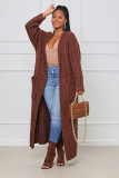 EVE Casual Knitted Long Sleeve Loose Sweater Cardigan RUF-8969