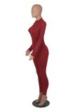 EVE Casual Sports Zipper Long Sleeve Jumpsuit MZ-2764