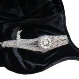 EVE Plus Size Metal Tassel Irregular Dress NNWF-7711