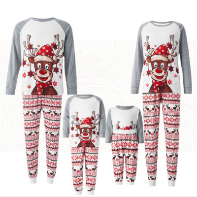EVE Christmas Clothes Top+Pants Family Matching Parent-Child Outfit YLDF-922