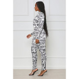 EVE Casual Letter Print Zipper Jumpsuit ASL-6617