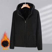 EVE Plus Size Polar Fleece Thickened Hooded Coat MAE-M900