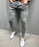 Men's Casual Skinny Pencil Jeans XCFF-011