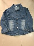 EVE Plus Size Denim Top Jacket + Jeans Two Piece Set XCFF-925