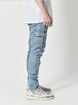 EVE Men's Casual Skinny Side Pocket Pencil Jeans XCFF-L0066