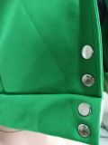 EVE Solid Color Long Sleeve Short Jacket QZYD-1168