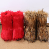 EVE Fashion Plush Warm Snow Boots TWZX-118