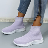 EVE Fashion Short Knit Sock Boots TWZX-770