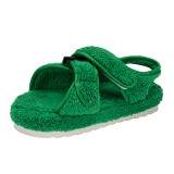EVE Casual Velcro Furry Sandals TWZX-805