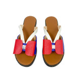 EVE Casual Bowknot Flats Slippers TWZX-999