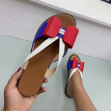 EVE Casual Bowknot Flats Slippers TWZX-999