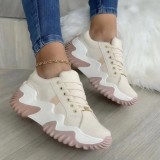 EVE Thick-soled Lace-up Plus Size Casual Shoes TWZX-811
