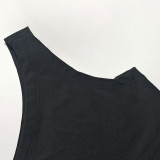 EVE Kids Girls Single Shoulder Sleeveless Vest GMYF-Y6136
