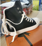 EVE Casual Fashion Leather High-top Canvas Shoes ZPTX- 5919