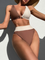EVE Sexy Bikini Color Blocking Swim Two Piece CASF-6450