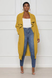 EVE Casual Solid Color Long Knitted Cardigan Coat TR-1241