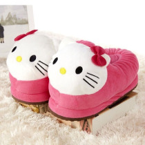 EVE Cute KT Cat Home Warm Plush Slippers GJCF-L012
