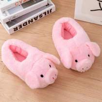 EVE Super Cute Piggy Home Warm Plush Shoes GJCF-L026