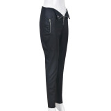 EVE Fashion Zipper Casual Pants GBTF-7555