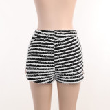 EVE Fashion Casual All-match Striped Shorts SUM-22423