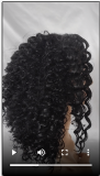 EVE Black Short Curly Wigs ZHJF-12
