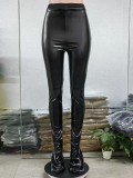 EVE Sexy Skinny Split PU Leather Pant GSMJ-6853