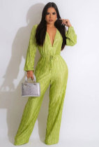 EVE Fashion Casual Solid Long Sleeve Jumpsuits XHXF-8660