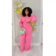 EVE Sexy Solid Color Backless Jumpsuit BN-9403