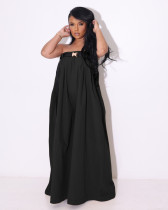 EVE Fashion Tube Top Wide Leg Jumpsuit With Belt ZSD-0573