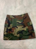 EVE Pocket Camouflage Sexy Mini Skirt LSD-83181