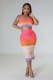 EVE Color Black Sling Top And Skirt Two Piece Set OSM-4384