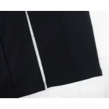EVE Short Sleeve Shirt Pants Contrast Color 2 Piece Set (With Waist Belt) YF-10447
