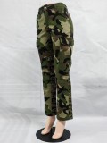 EVE Casual Fashion High Waist Camouflage Pants GSMJ-6873