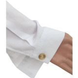 EVE Plus Size Solid Long Sleeve Shirt Dress Without Belt XYKF-9136