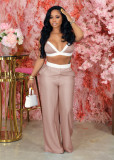 EVE Sexy Bra And Wide Leg Pant Two Piece Set XHSY-19551