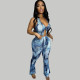 EVE Fashion Print Straight Pants LSD-83224