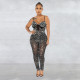 EVE Mesh Hot Drill Sling Jumpsuit BY-6272