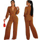 EVE Fashion Printed Long Sleeve Jumpsuit SMR-11521