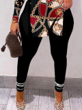 EVE Casual Print Long Sleeve Pant Two Piece Set SH-390508