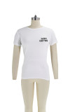 EVE Summer Plus Size Short Sleeve Print T Shirt HNIF-0591