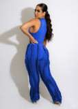 EVE Casual Tank Top Tassel Pants Two Piece Set AIL-220